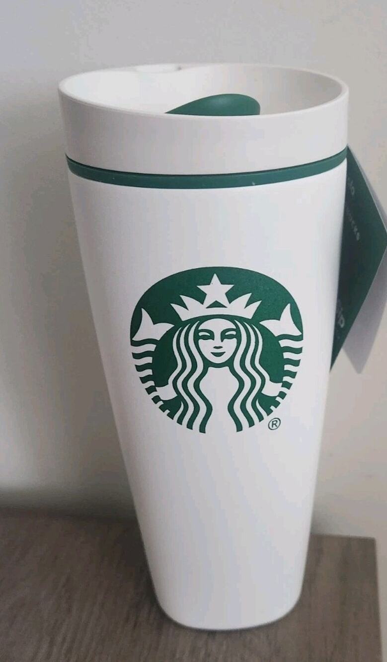 Starbucks X Owala Smooth Sip 2026 White/Green Tumbler 20oz New With Tags